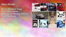 Decal Stickers Yoga Pose Decoration Waterproof Racing Vehicle Tablet L Skins Decals