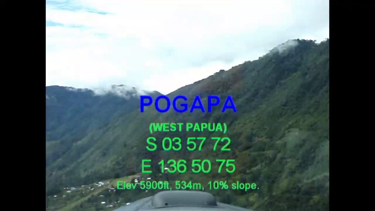 PC-6 Landing at Pogapa West Papua