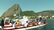 Protesto contra a poluição nas águas do Rio