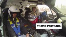 Travis Pastrana POV onboard from Rally in 100 Acre Wood 2014