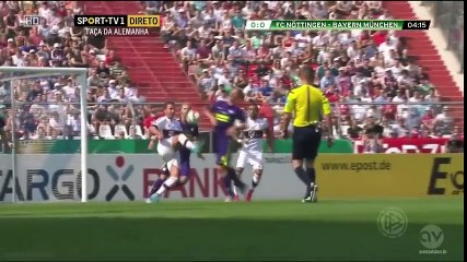 FC Nottingen 1-3 Bayern ~ [DFB Pokal] - 09.08.2015 - All Goals & Highlights