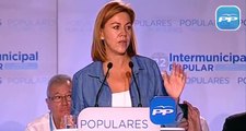 Cospedal: “Frente al realismo mágico o el populismo de fábula, España está mejor que hace 3 años”