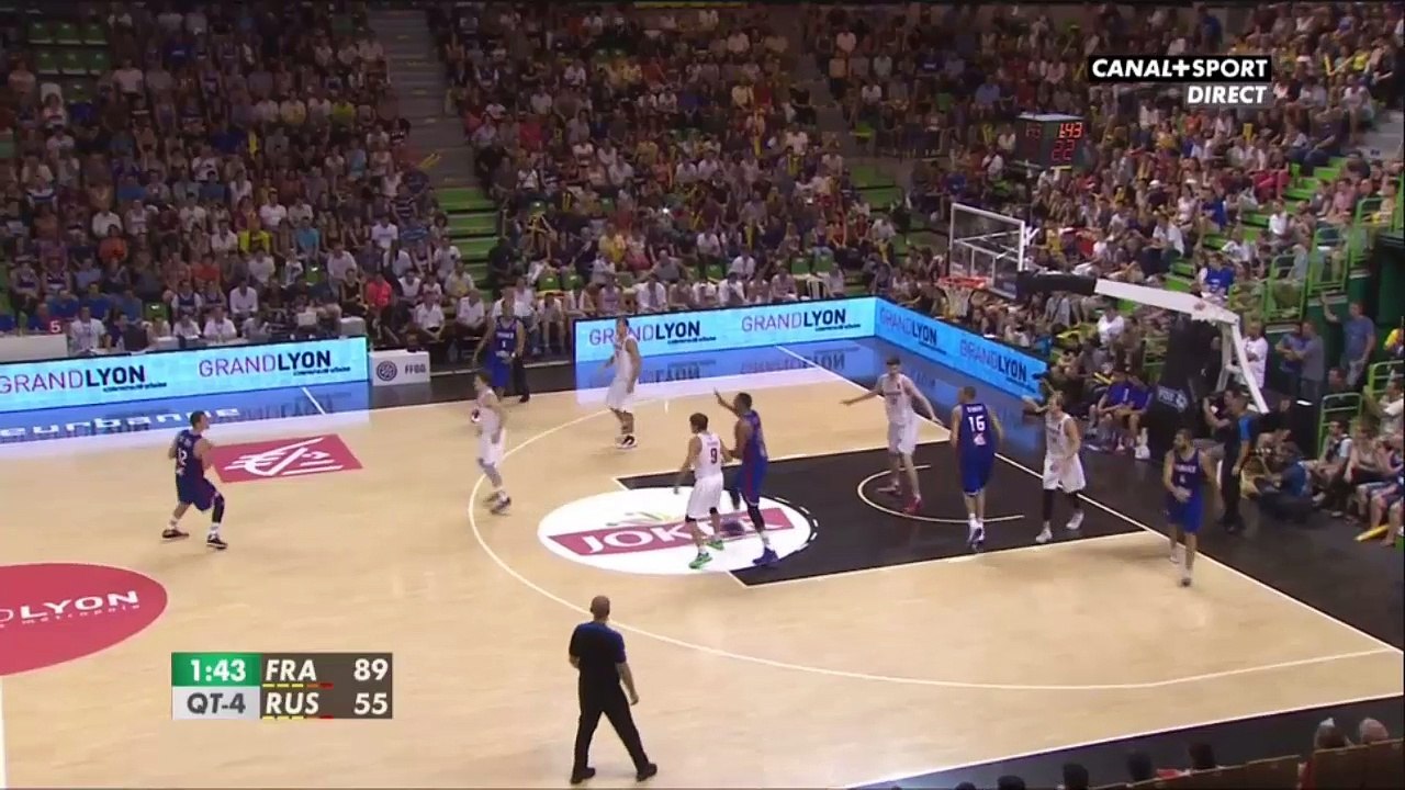 Le dunk arrière de Rudy Gobert