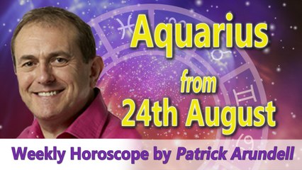 Aquarius Weekly Horoscope from 24th August 2015