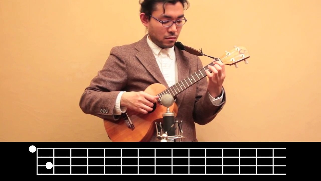 ソロウクレレで「魔女の宅急便」"海の見える街"を弾こう！Kiki's Delivery Service solo ukulele lesson(TAB タブ譜リンク有り)