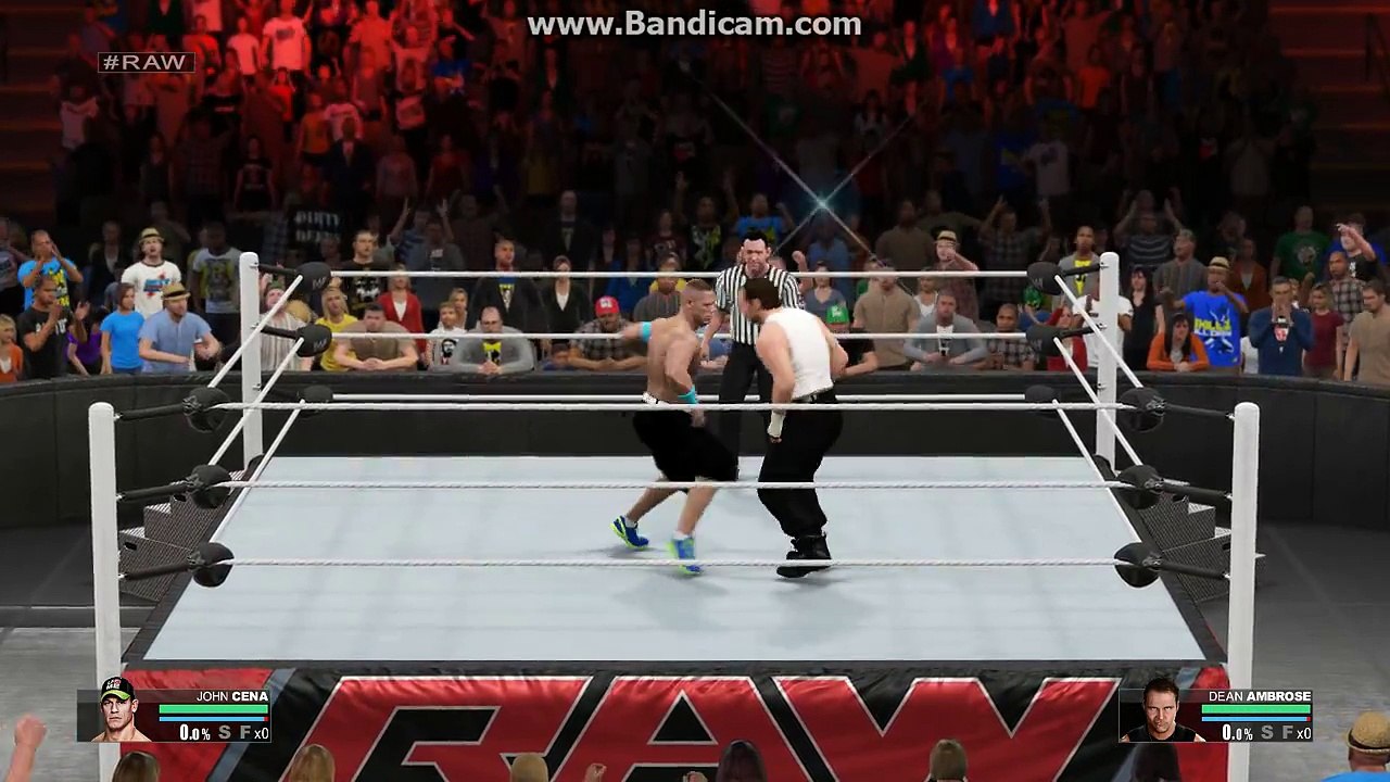 WWE 2K15 John Cena US Open Challenge #1 Dean Ambrose