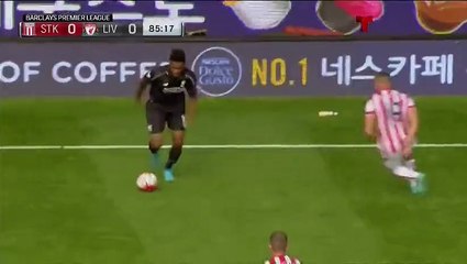 Coutinho goal, Stoke 0-1 Liverpool at ​Britannia Stadium