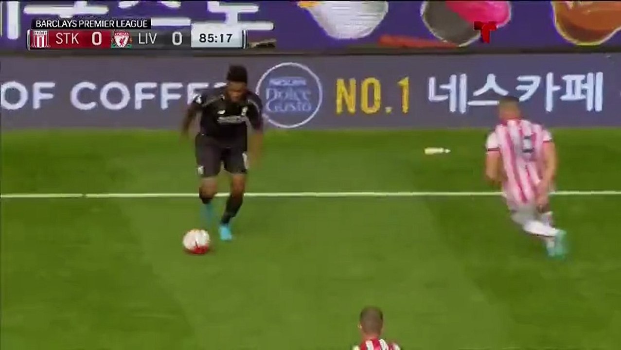 Coutinho goal, Stoke 0-1 Liverpool at ​Britannia Stadium