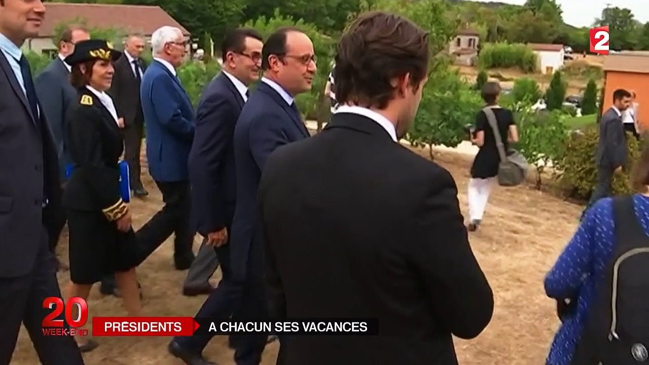 Les vacances des présidents