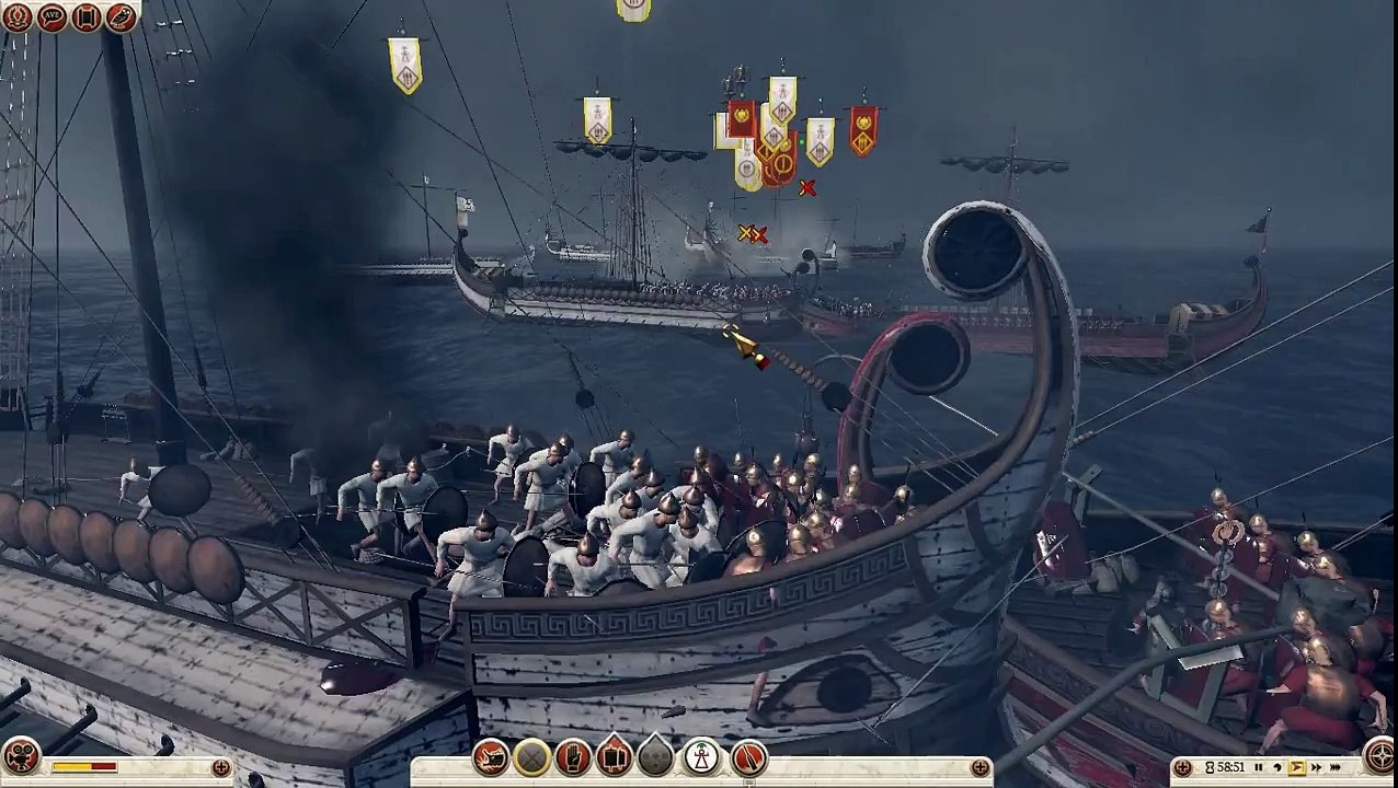 Total War Rome2 Naval Battle Rome VS Carthage