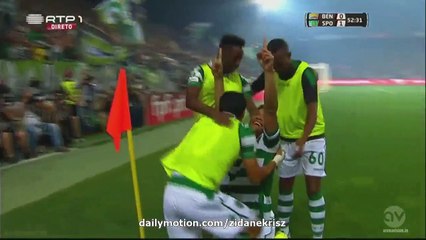 Andre Carillo 0:1 HD | Benfica v. Sporting - Super Cup 09.08.2015 HD