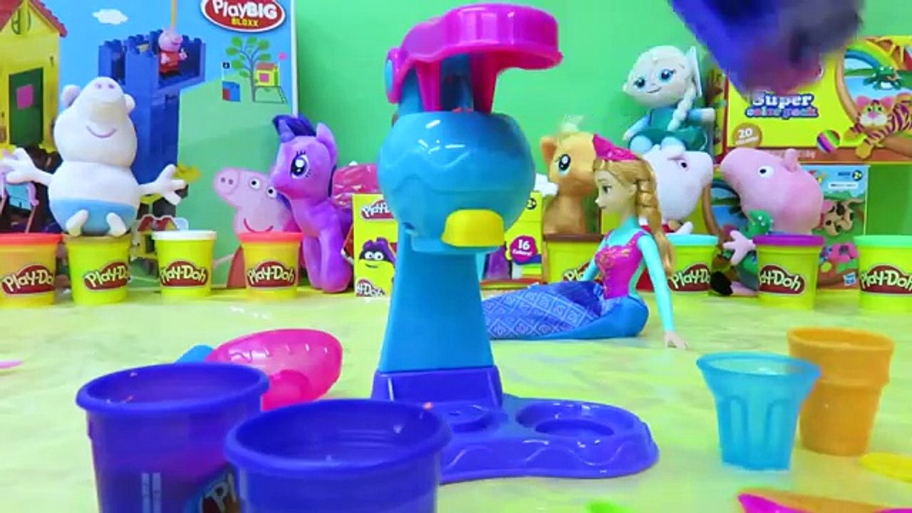 Play Doh Double Treat Ice Cream Set Banana Split & Sundae Sweet Shoppe Desserts 'n Treats