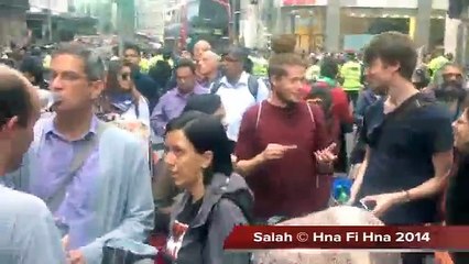 Free Free, Palestine Protest outside Israeli Embassy in London 11 07 2014