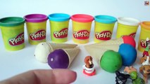 Play Doh Ice Cream Unboxing / kolorowe lody z zabawkami