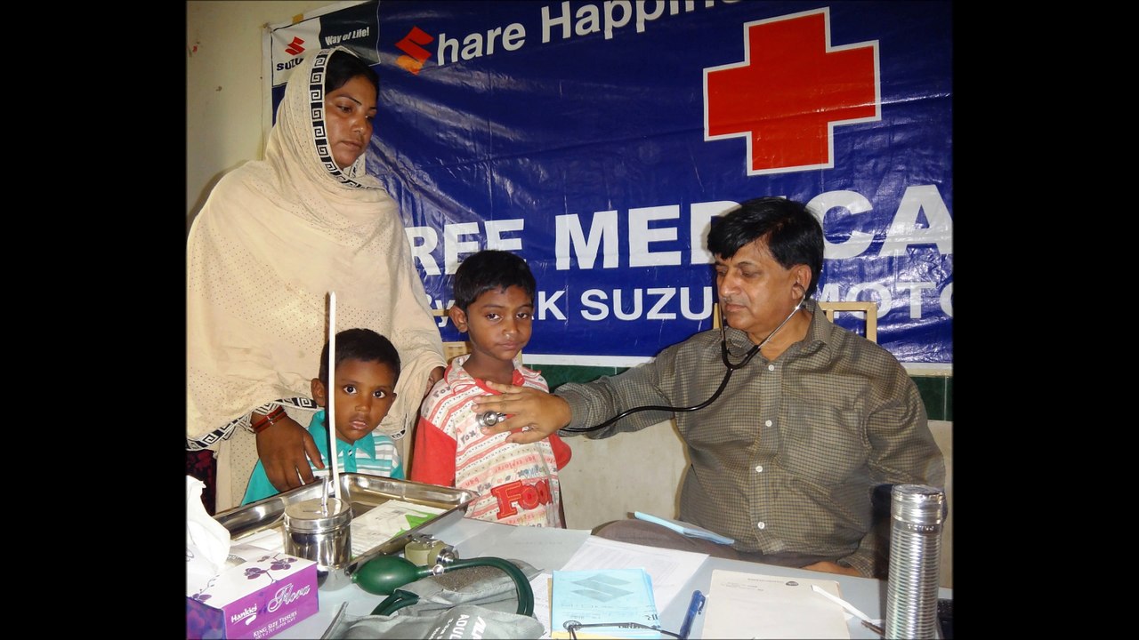 1st Free Medical Camp-2013 Under CSR by Pak Suzuki