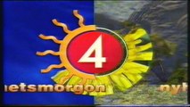 TV4 ident Nyhetsmorgon Sommarintro uppstart 7 juli 1995 med Ulf, Elisif & Anki, med TV4 nyheterna