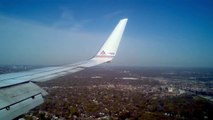 American Airlines Landing in Chicago at O'Hare International Airport