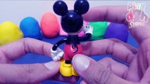 Play Doh Peppa Pig Kinder Surprise Eggs Disney Mickey Mouse PAW PATROL TMNT Surprise egg