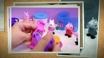 Peppa Pig Picnic Basket Play Doh Peppa Pig English Toys Frozen Playdough Playset toy Learn ABC Alpha