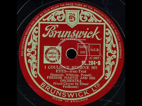 I Couldn't Believe My Eyes-Freddy Martin Orchestra