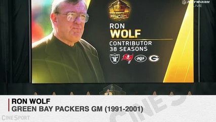 Ron Wolf Enters Pro Football HOF