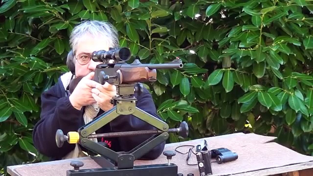 La carabine semi auto SLB 2000 Haenel calibre 300 Winchester Magnum.