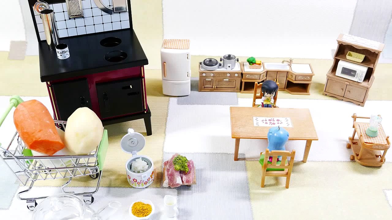 Pocket Cooking Curry Rice カレーライス 카레라이스 4K Tiny Food Mini Food 미니 요리 ミニチュア料理 미니어쳐 음식