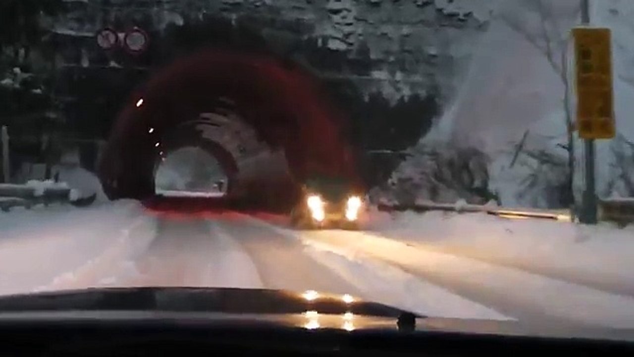 冬の安房峠→高山