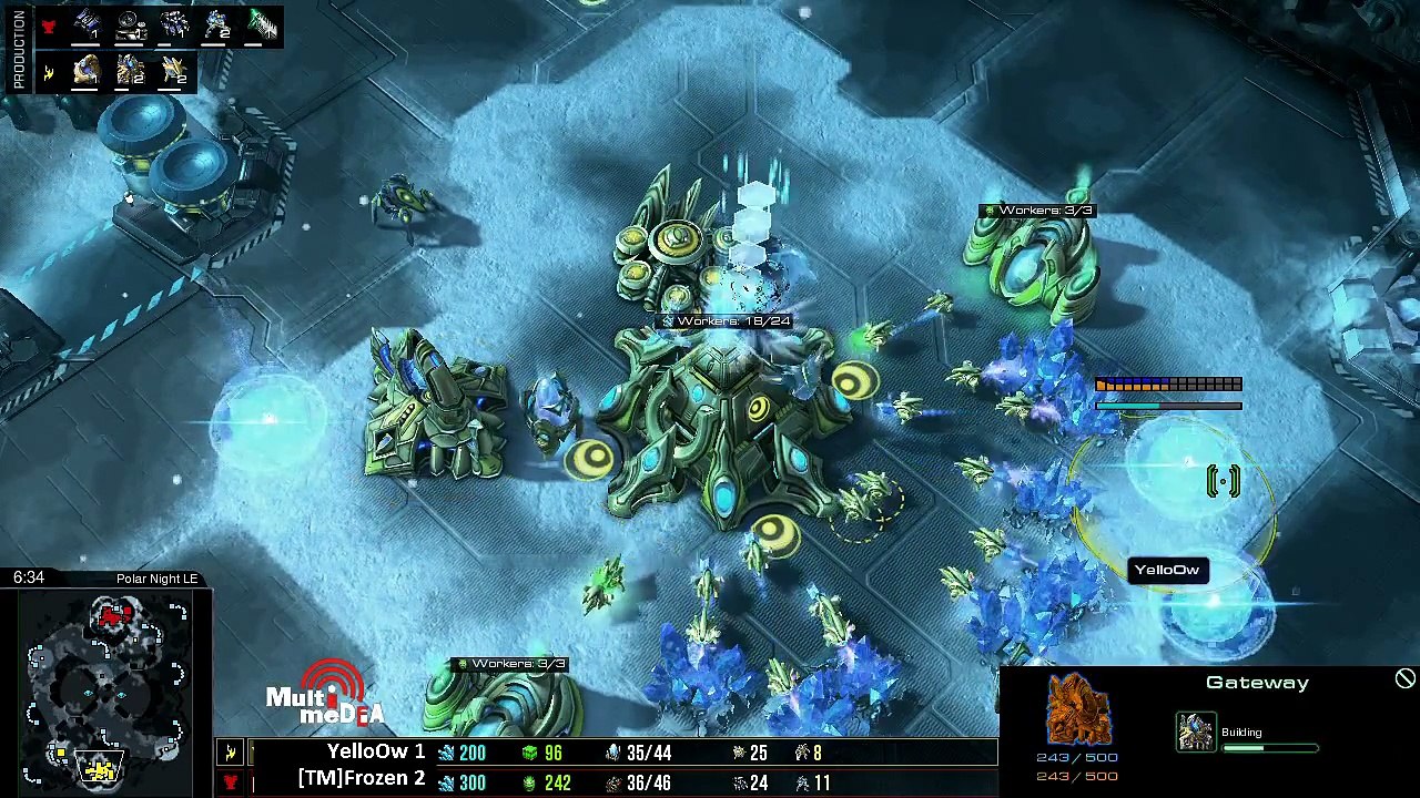 #6 YelloOw(P) vs [TM]Frozen(T)BO5 S4 Polar Night LE