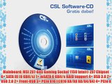 Intel Core i7-4790K / MSI Z97-G45 Gaming Mainboard Bundle / 4096 MB | CSL PC Aufr?stkit | Intel