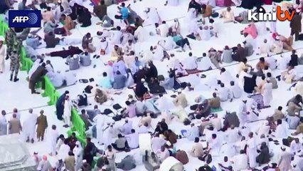 Jemaah haji bersiap-sedia untuk Wukuf di Arafah