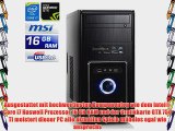 CSL Speed 4750 - Intel Core i7-4790 4x 3600MHz 16GB RAM 1000GB HDD GeForce GTX750 Ti DVD USB