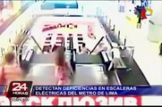 Detectan deficiencias en escaleras eléctricas del Metro de Lima