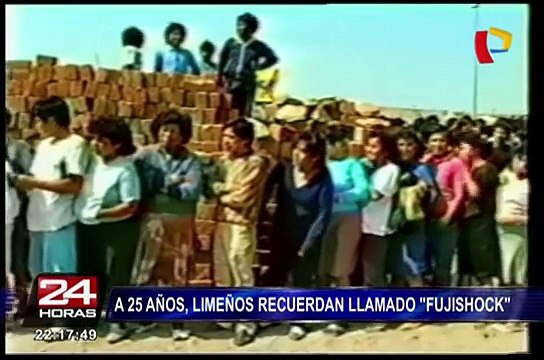 A 25 años, limeños recuerdan el llamado ‘Fujishock’