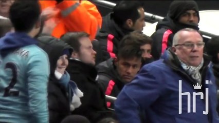 Neymar Tries to Fight Against Manchester City Fan After Being Teased