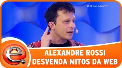 Alexandre Rossi desvenda mitos da web