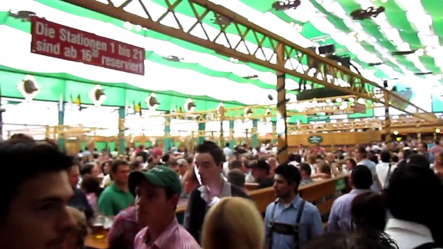 Paulaner beer tent, Oktoberfest, Munich, Bavaria, Germany, Europe