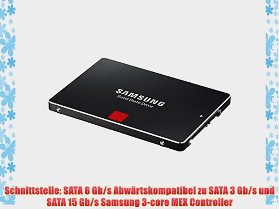 Samsung Basic MZ-7KE512BW 850 Pro interne SSD 512GB (63 cm (25 Zoll) SATA III) schwarz