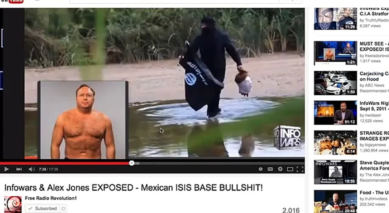 ALEX JONES AND INFOWARS EXPOSED Joe Biggs and his BULLSHIT ISIS PROPAGANDA!