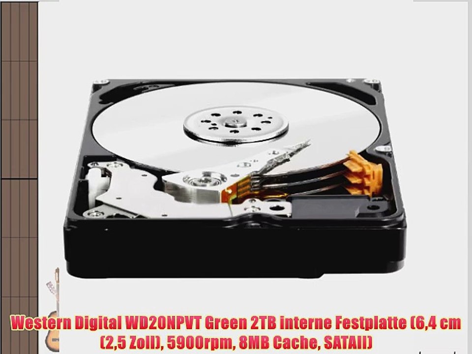 Western Digital WD20NPVT Green 2TB interne Festplatte (64 cm (25 Zoll) 5900rpm 8MB Cache SATAII)