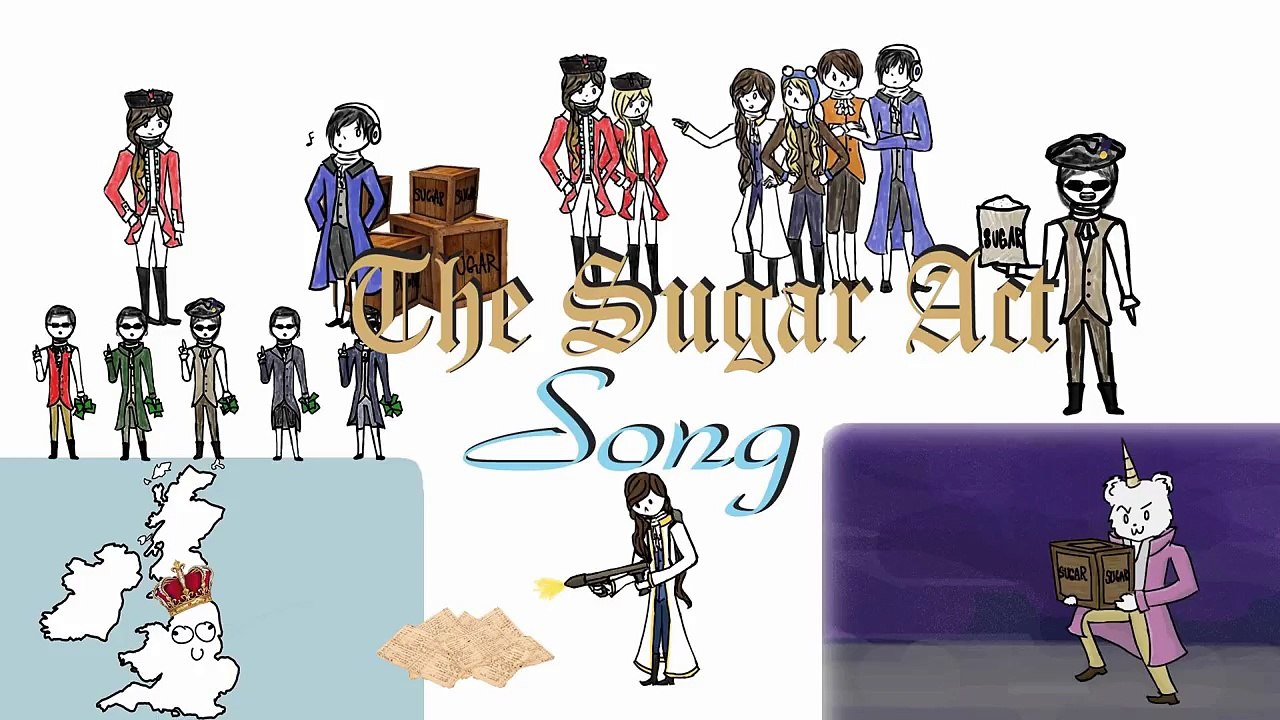 The Sugar Act Song: ANIMATED  Video (Parody of "Sugar" by Maroon 5)