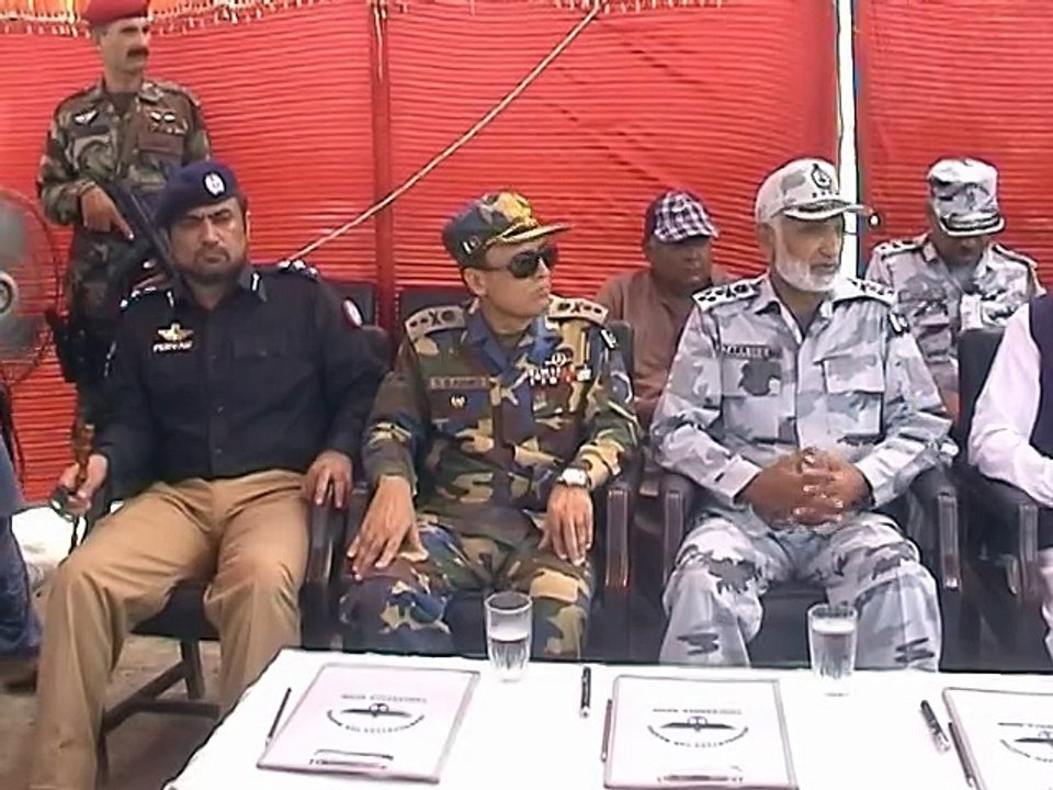 Nawabshah Chief Of Nevl Staf Admiral Visat Fotage...
