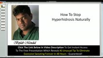 Hyperhidrosis Treatment How To Treat And Stop Hyperhidrosis Naturally