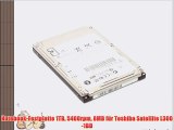 Notebook-Festplatte 1TB 5400rpm 8MB f?r Toshiba Satellite L300-1BD