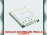 Notebook-Festplatte 500GB 5400rpm 8MB f?r Medion Akoya P6634 MD98930