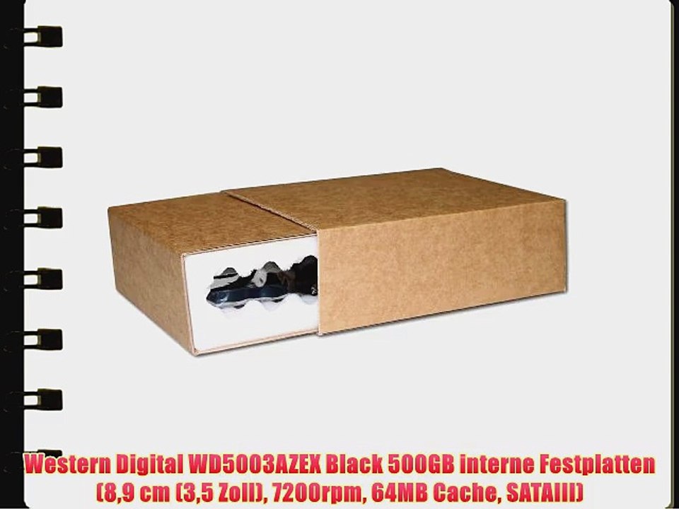 Western Digital WD5003AZEX Black 500GB interne Festplatten (89 cm (35 Zoll) 7200rpm 64MB Cache