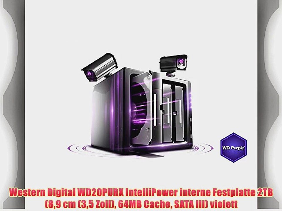Western Digital WD20PURX IntelliPower interne Festplatte 2TB (89 cm (35 Zoll) 64MB Cache SATA