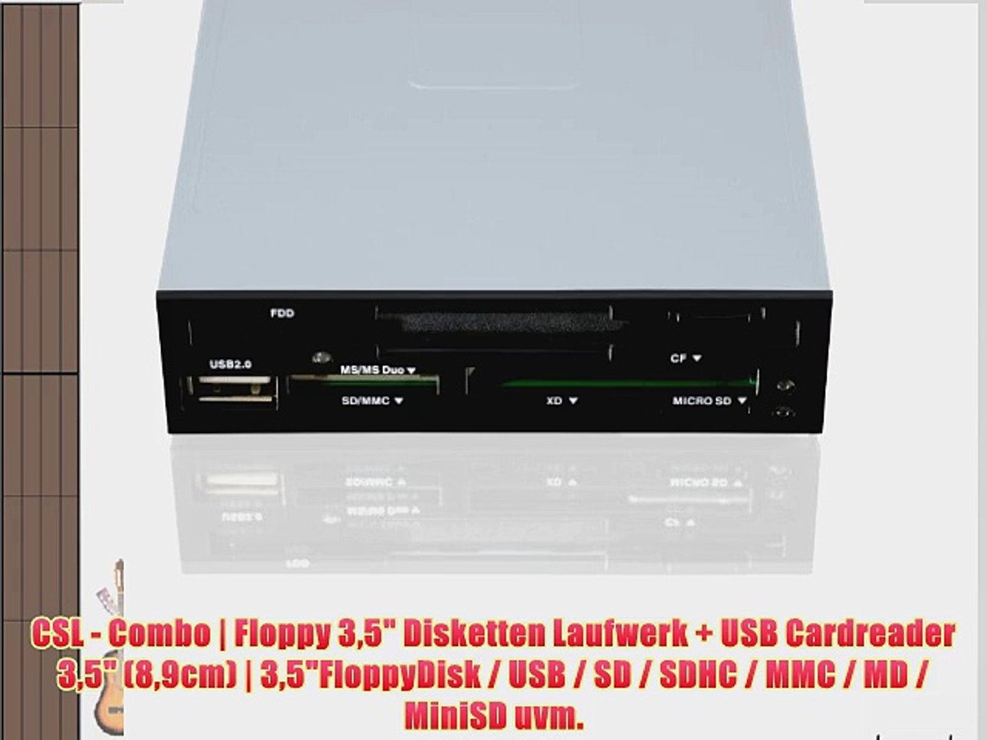 Csl Combo Floppy 35 Disketten Laufwerk Usb Cardreader 35 89cm 35floppydisk Usb Video Dailymotion