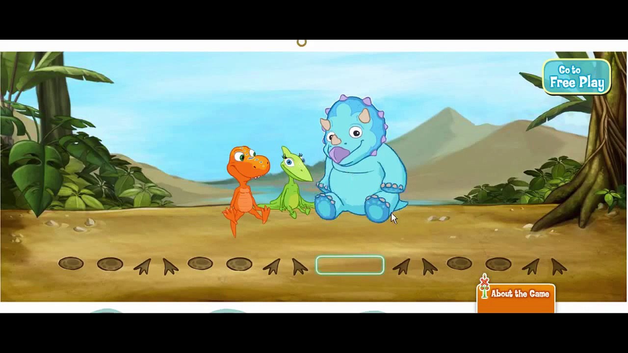 Dinosaur Train Dino Tracks Cartoon Animation PBS Kids Game Play Walkthrough