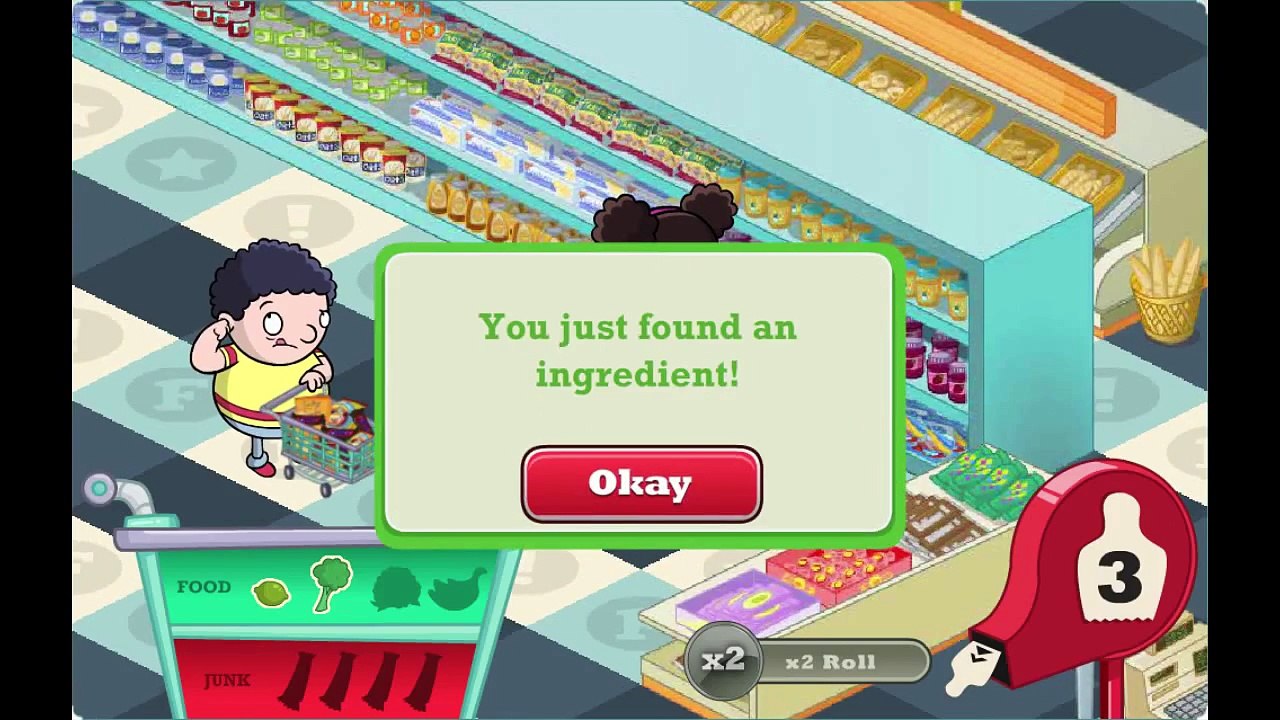 Fizzy's Lunch Lab Supermarket Mania Cartoon Animation PBS Kids Game Play Walkthrough